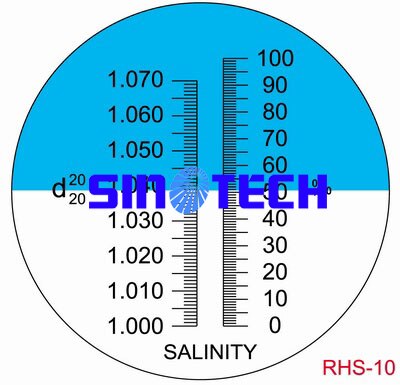 Bedste pris atc saltholdighed 0-10%(0-100 ppt) refraktometer saltholdighed p-rhs -10 atc