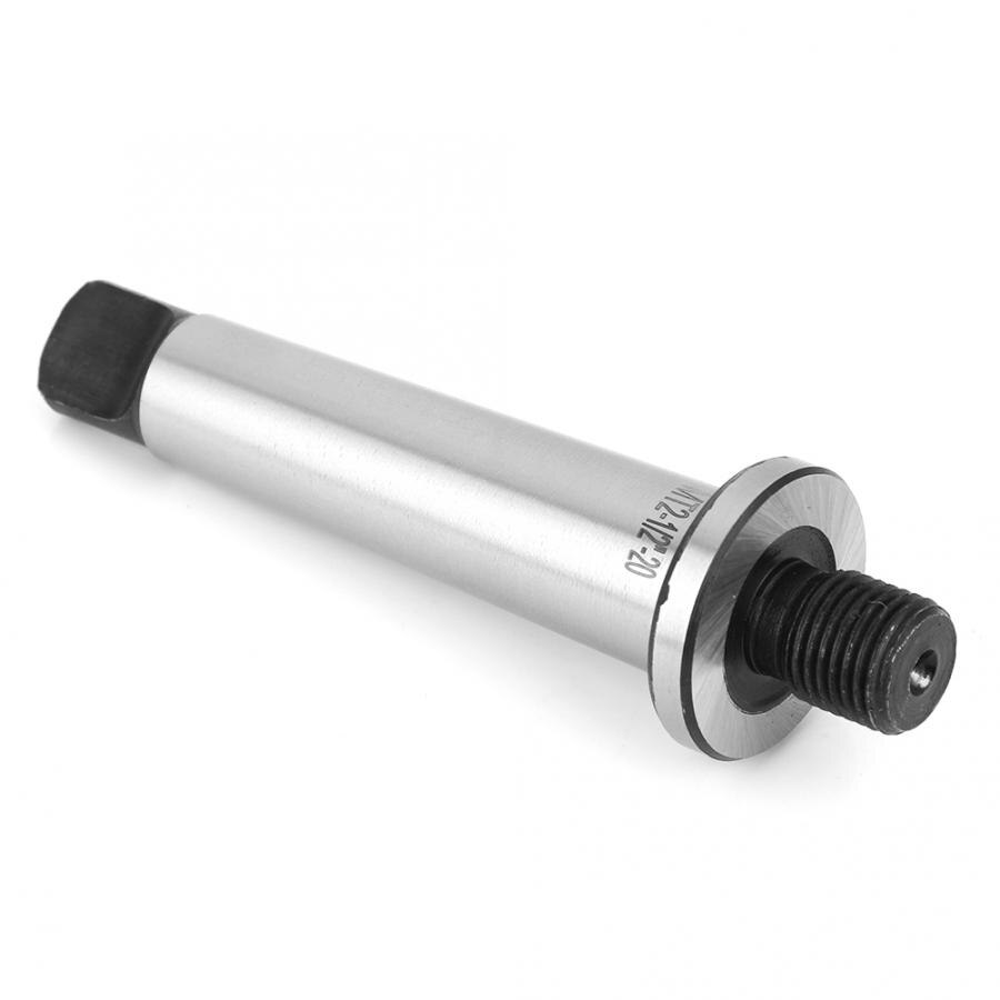MT2 -1/2"-20 UK MT2 Morse Taper Shank Manganese Steel Boring Tool Drill Chuck Arbor Adapter Milling Machine Lathe Tool Holder