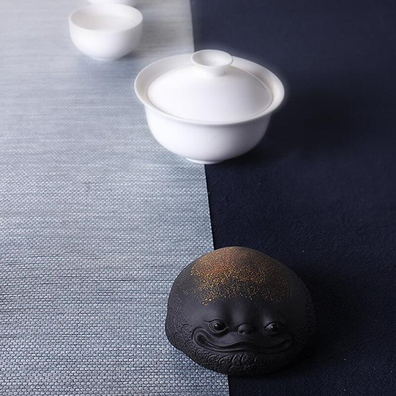 Purple Sand Golden Toad Tea Pet Can Raise Lucky Tea to Play Tea Table Accessories Tea Table Tea Set Decoration