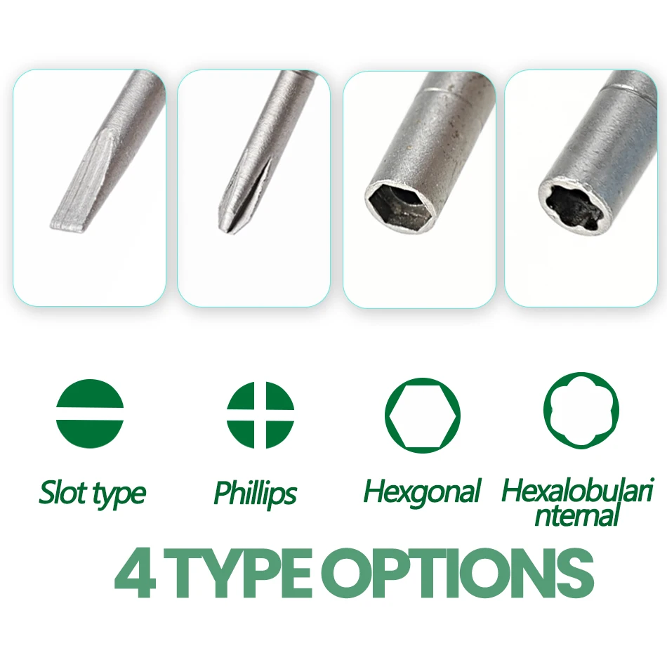 1pc Stainless Steel Eyeglasses Screwdriver Set For Glasses Watches Repair Tool Replaceable Blades Screwdriver