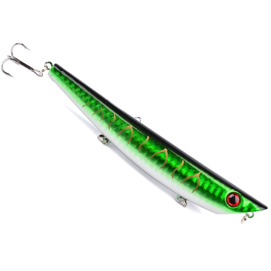 17g/12cm Popper Fishing Lures Topwater Fishing Lure Artificial: a