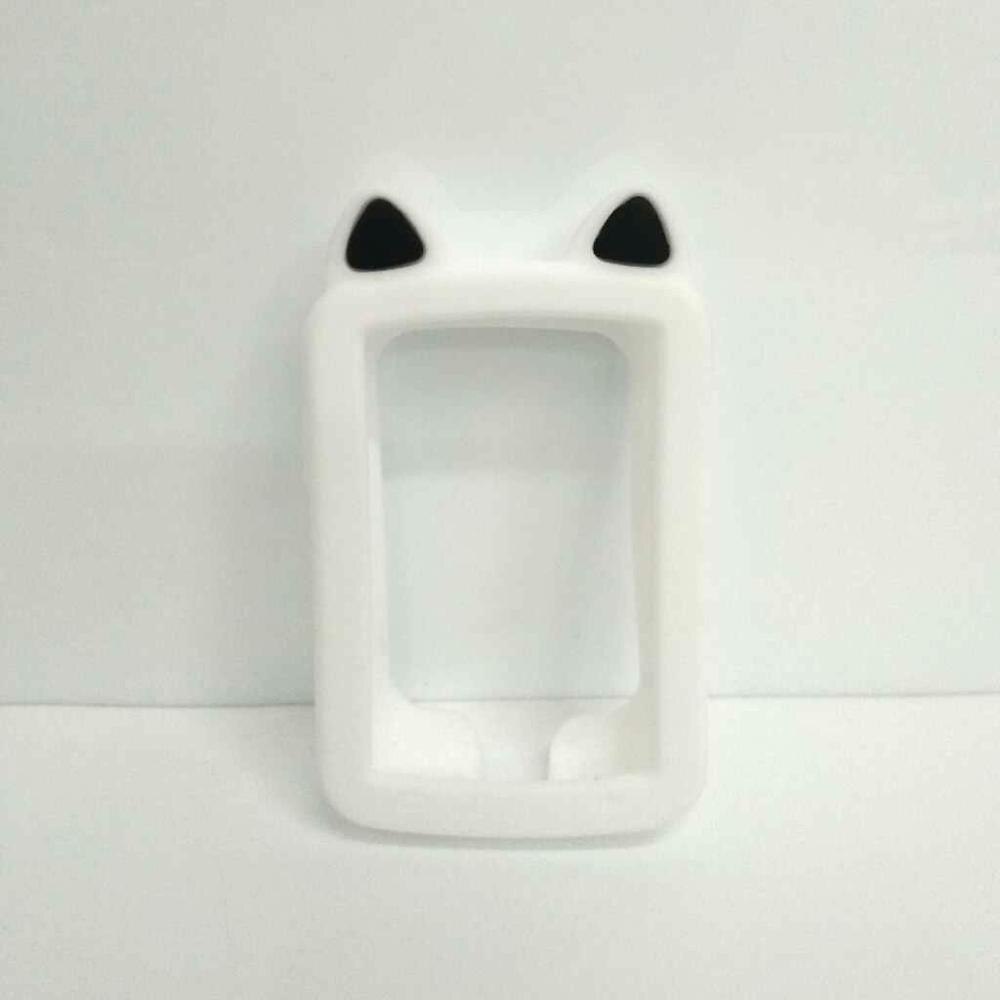 Edge 820, funda protectora de silicona para ordenador de bicicleta, Edición personalizada + Protector de pantalla LCD (para GARMIN Edge820): 820 White