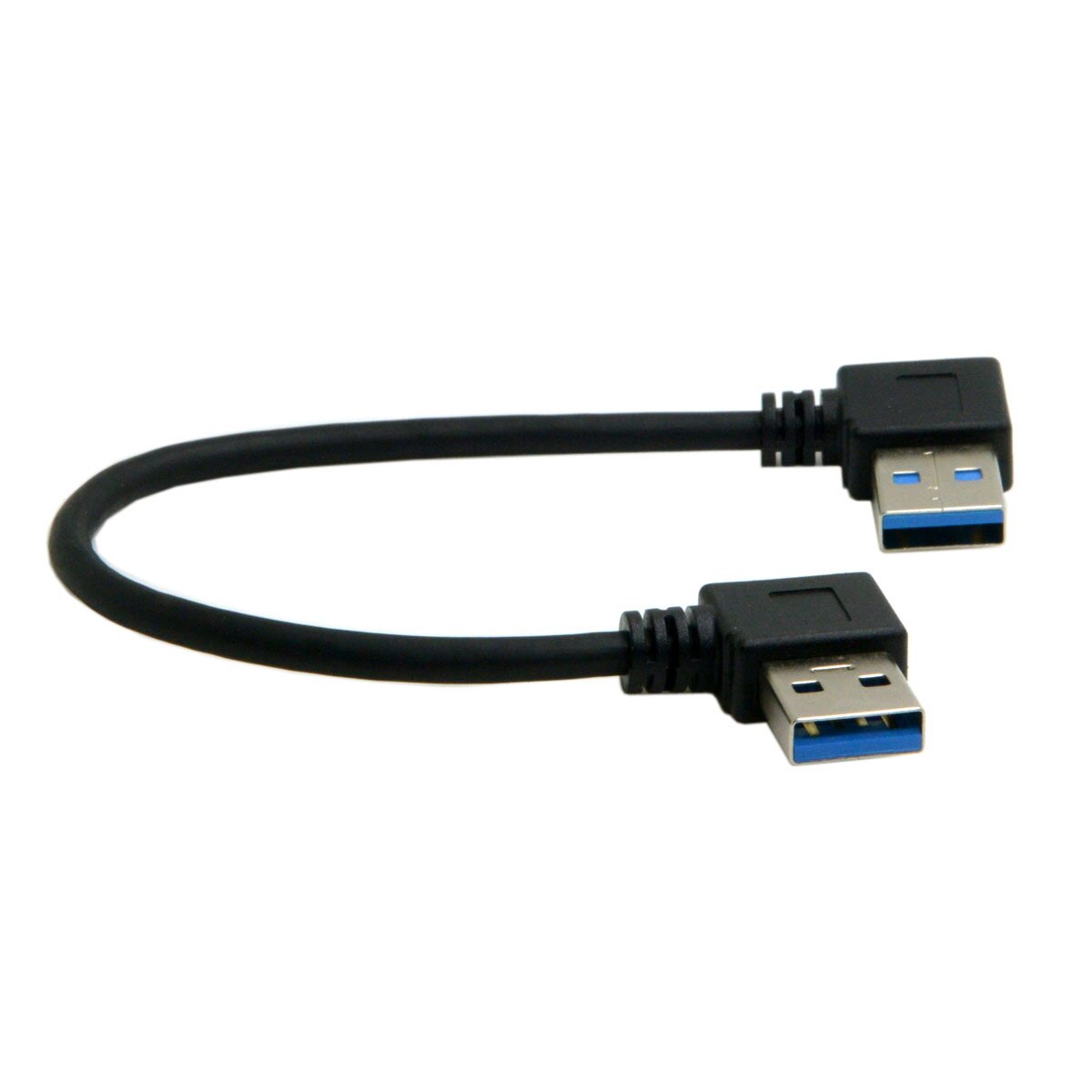 CY USB 3,0 Typ A Stecker 90 Grad Verknüpfungen Abgewinkelt USB 3,0 EINE Kunst Rechts Winkel-verlängerungskabel