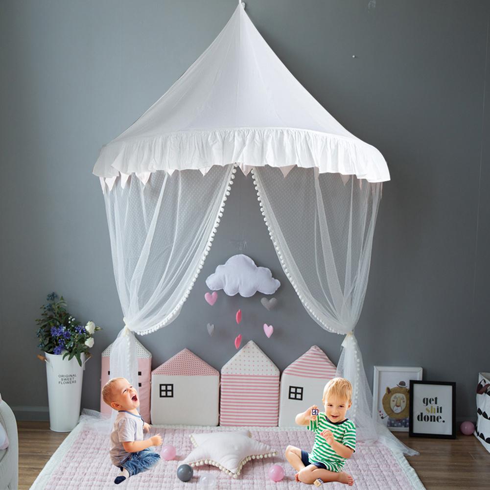 Enfants moustiquaire bébé literie dôme lit baldaquin princesse tente lit baldaquin moustiquaire couvre-lit rideau pour bébé enfants