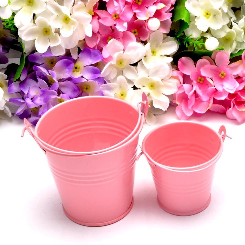 Mini cuve en fer blanc | Petits tonneaux décoratifs Anti-décongélation couleur vive Durable