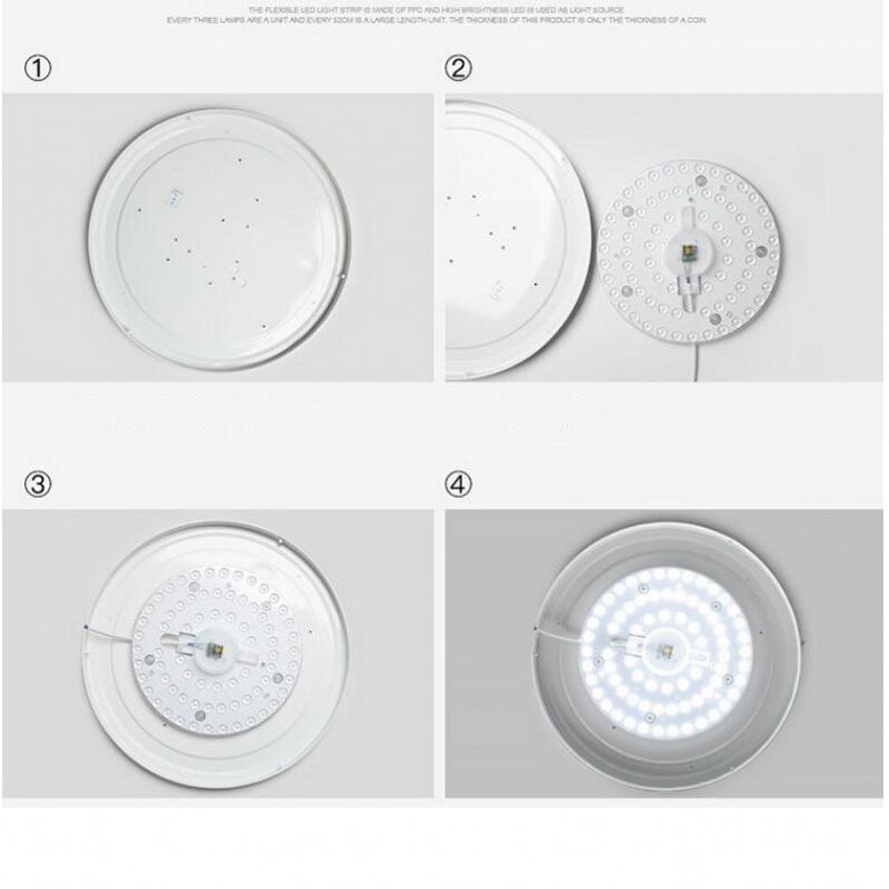 50W 36W 24W 18W 12W LED anello pannello cerchio luce SMD LED rotondo soffitto bordo lampada circolare AC 220V 230V 240V LED downlight