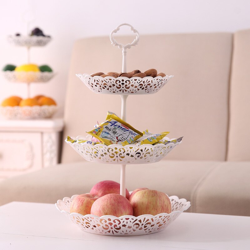 Keuken dessert klassiek servies dessert drielaags schaal holle afneembare schaal