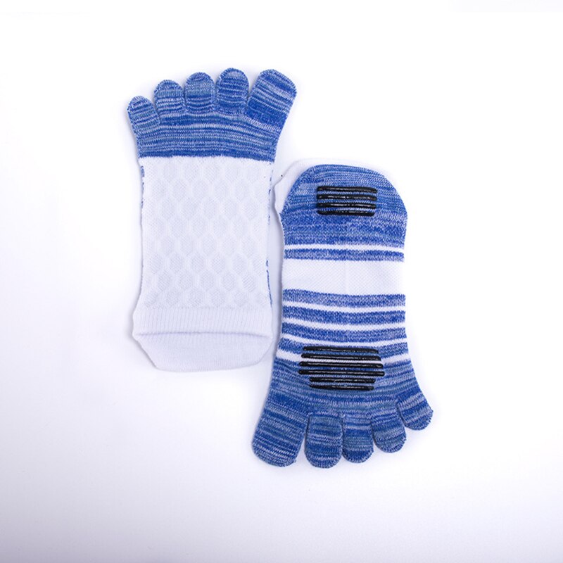 5 Paren/partij Mannen Vijf Teen Katoenen Sokken Japanse Split Teen Tabi Sokken Voor Man Zomer Dragen Dunne Ademende Anti-slip Sokjes: white