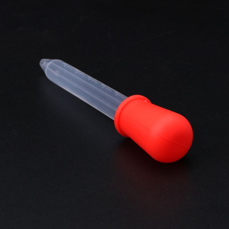 5ml Silicone Pipette Liquid Food Dropper Plastic Baby Feeding Dropper Spoon Burette Infant Utensils