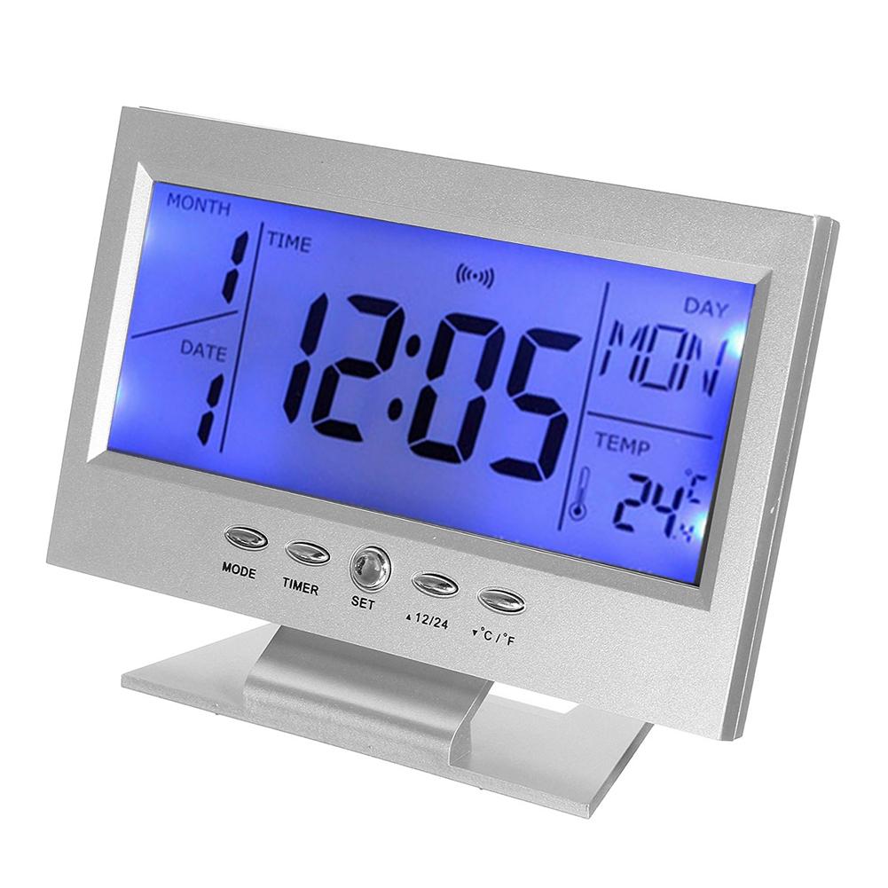 LCD Electronic Humidity Temperature Meter Humidity Monitor Clock Digital Thermometer Hygrometer Indoor Home Weather Station