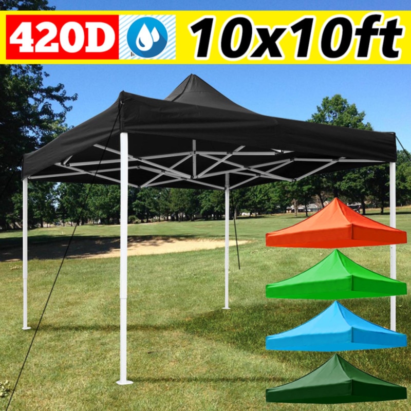 Gazebo tente soleil ombre tissu extérieur Patio étanche soleil ombre voile plage balcon jardin auvent chapiteau marché tente ombre couverture