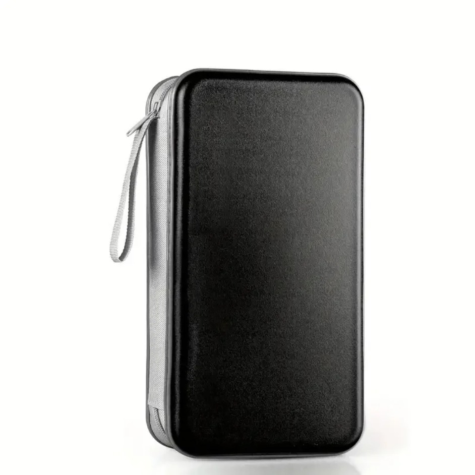 DVD Case, 96 Capacity CD Case Portable CD Holder Storage Hard Plastic DVD Wallet Holder Organizer for Car