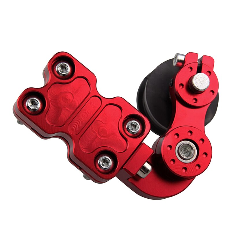 Universal Aluminum Motorcycle Chain Tensioner Portable Motorcycle Golden Aluminum Adjuster Chain Tensioner Bolt On Roller Tool