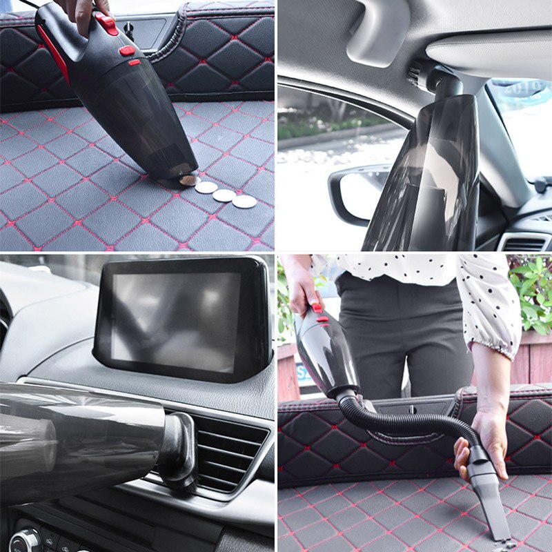 Auto Stofzuiger Draadloze Mini Draagbare Handheld Draadloze Plug 120W 4000Pa Sterke Zuigkracht Nat Droog Extension Voor Auto en Thuis