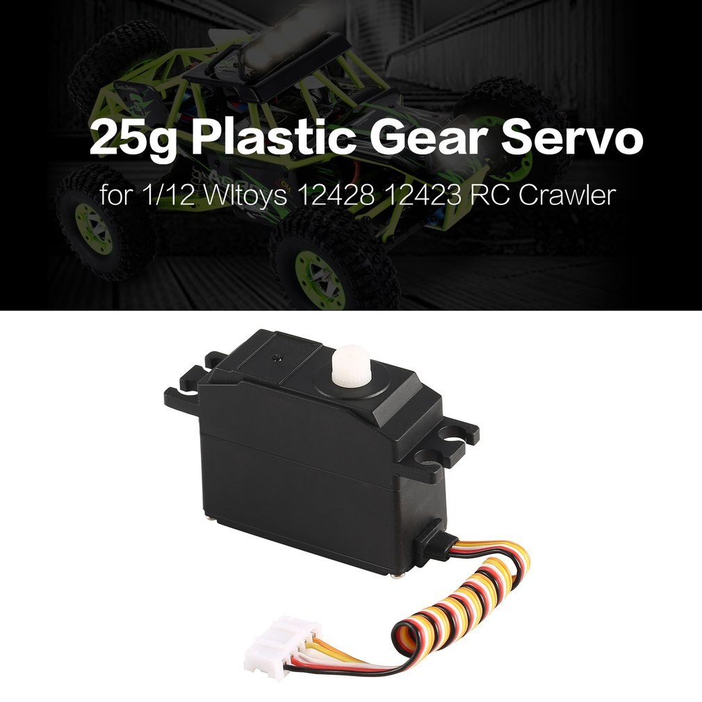 Servo De Direction 1/12 Pour Modèle RC Voiture/camion Wltoys 12428, 12423, 12628 - Neuf