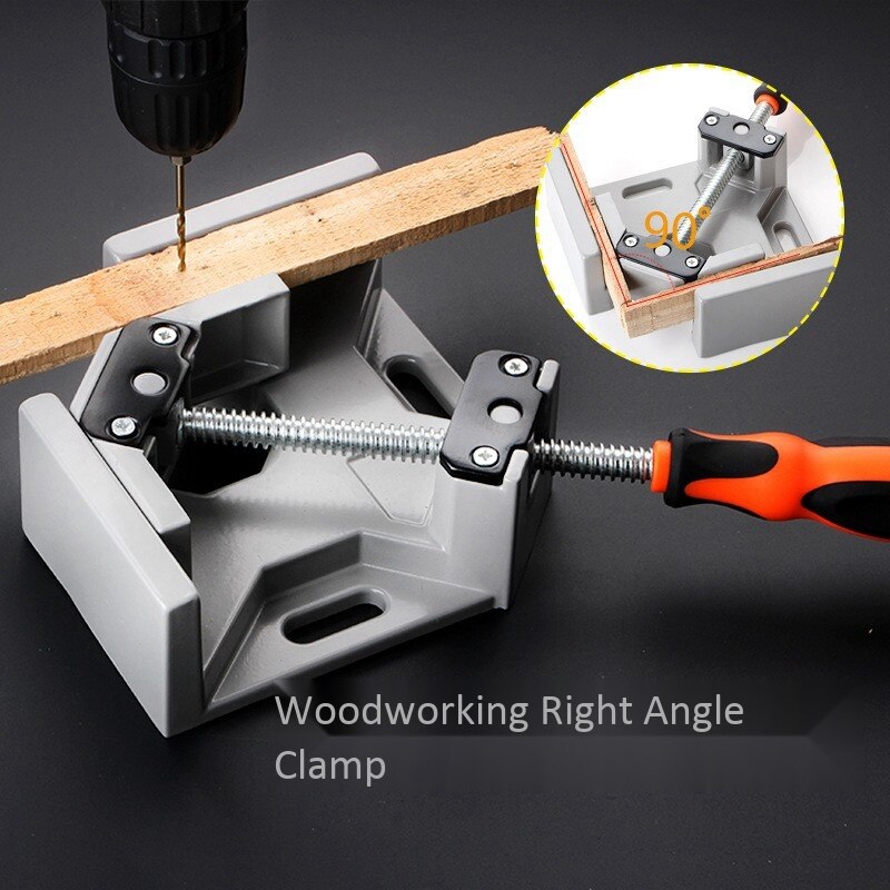 90 Degree Right Angle Clamp Adjustable Swing Corner Clamp,Clip Holding Corners for Welding,Drilling,Picture Framing