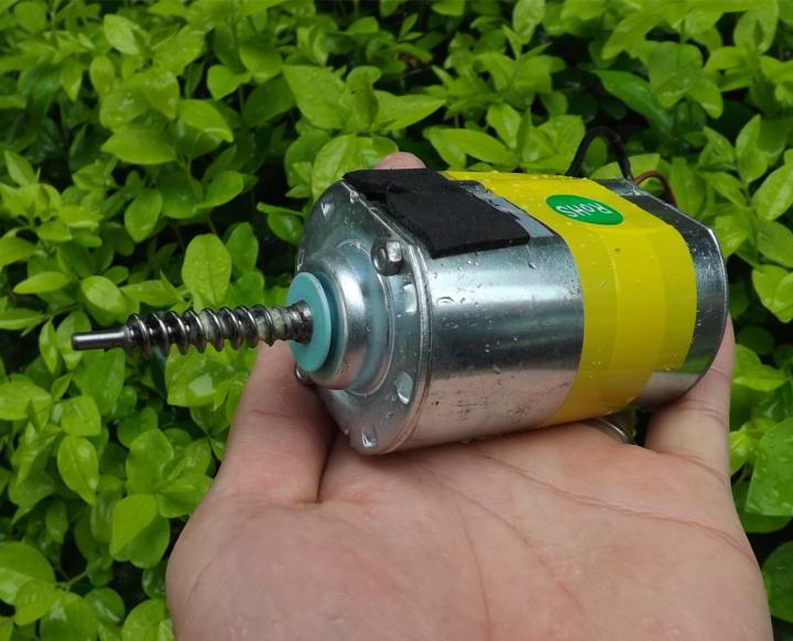 [Special Offer] DC Permanent Magnet Motor Forward And Reverse Adjustable Speed Motor Threaded Shaft DIY Generator 24V30W