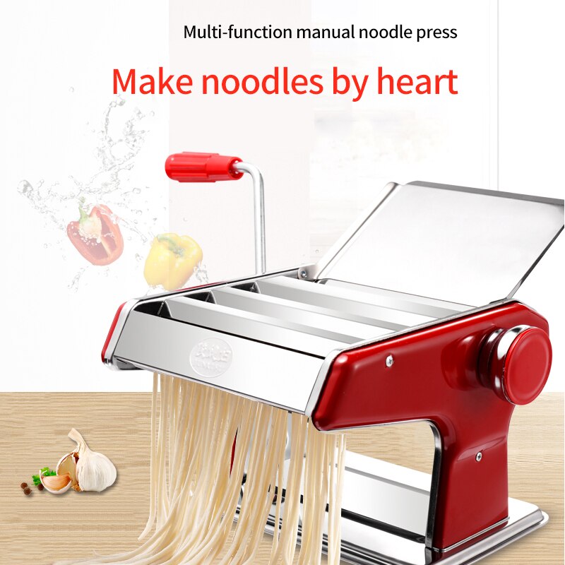Elektrische Noodle Persmachine Spaghetti Pasta Maker Commerciële Rvs Deeg Cutter Dumplings Roller Noedels Hanger