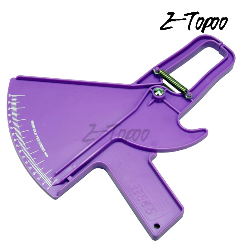 Convenient 0-80mm Slim Guide Skinfold Caliper Measure Body Fat Tester Analyzer Measurement Keep Health Fitness