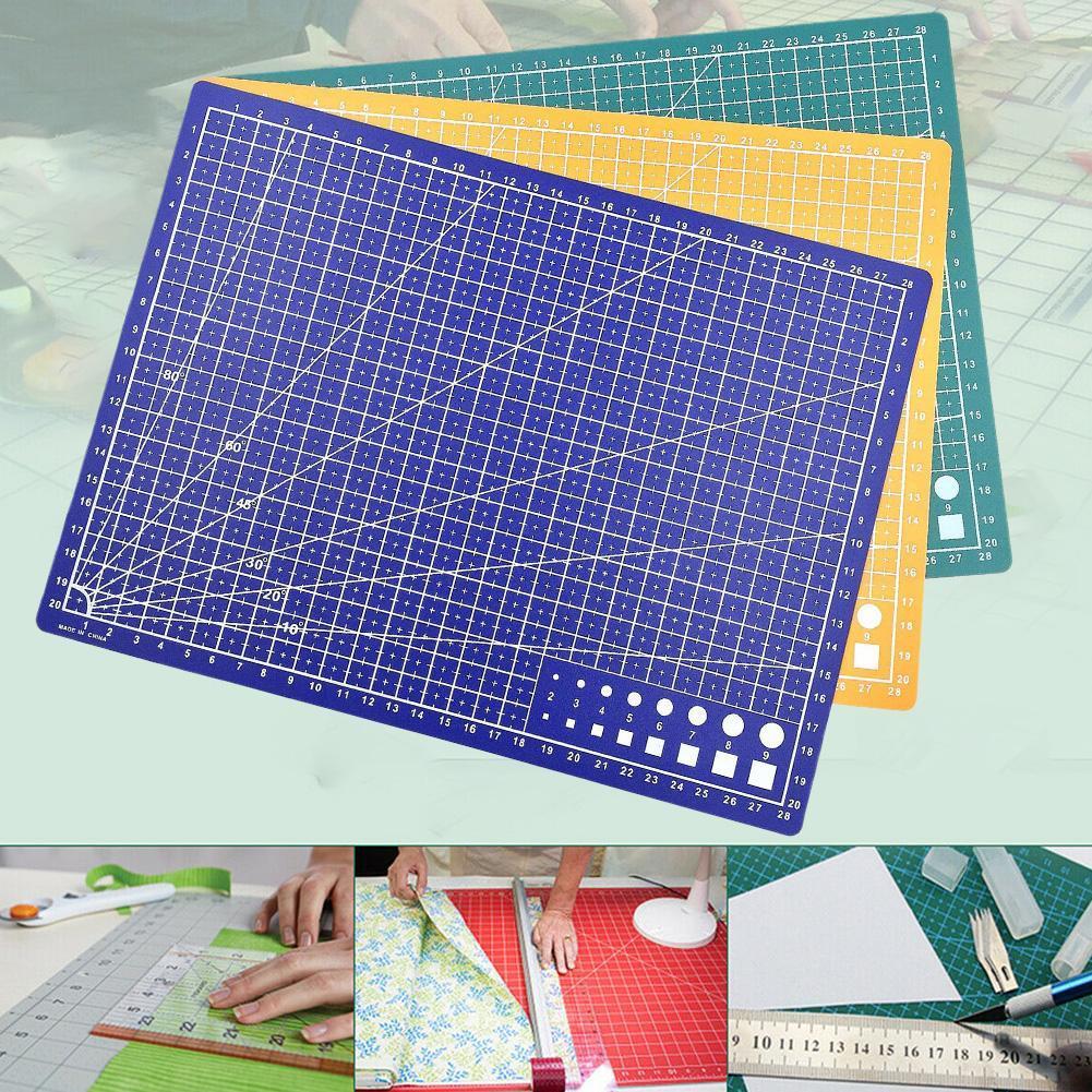 A4/A5 Cutting Mat Self Healing Sewing Mat Single Side Craft Mat Cutting Board for Fabric Sewing and Crafting DIY Art Tool K1L2