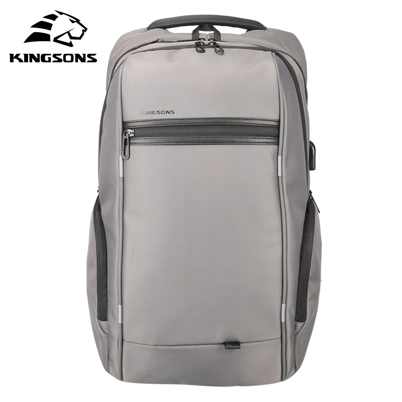 KINGSONS 13,3 15,6 17,3 Zoll Laptop Rucksack Externe USB Ladung Computer Rucksäcke Anti-diebstahl Wasserdichte Taschen für Männer Frauen