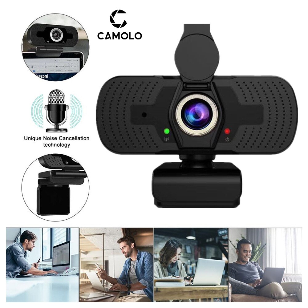 W8 Webcam 1080P Full Hd Usb Webcam for Pc Desktop &amp; Laptop Web Camera with Microphone/fhd Full Hd 1080P Output