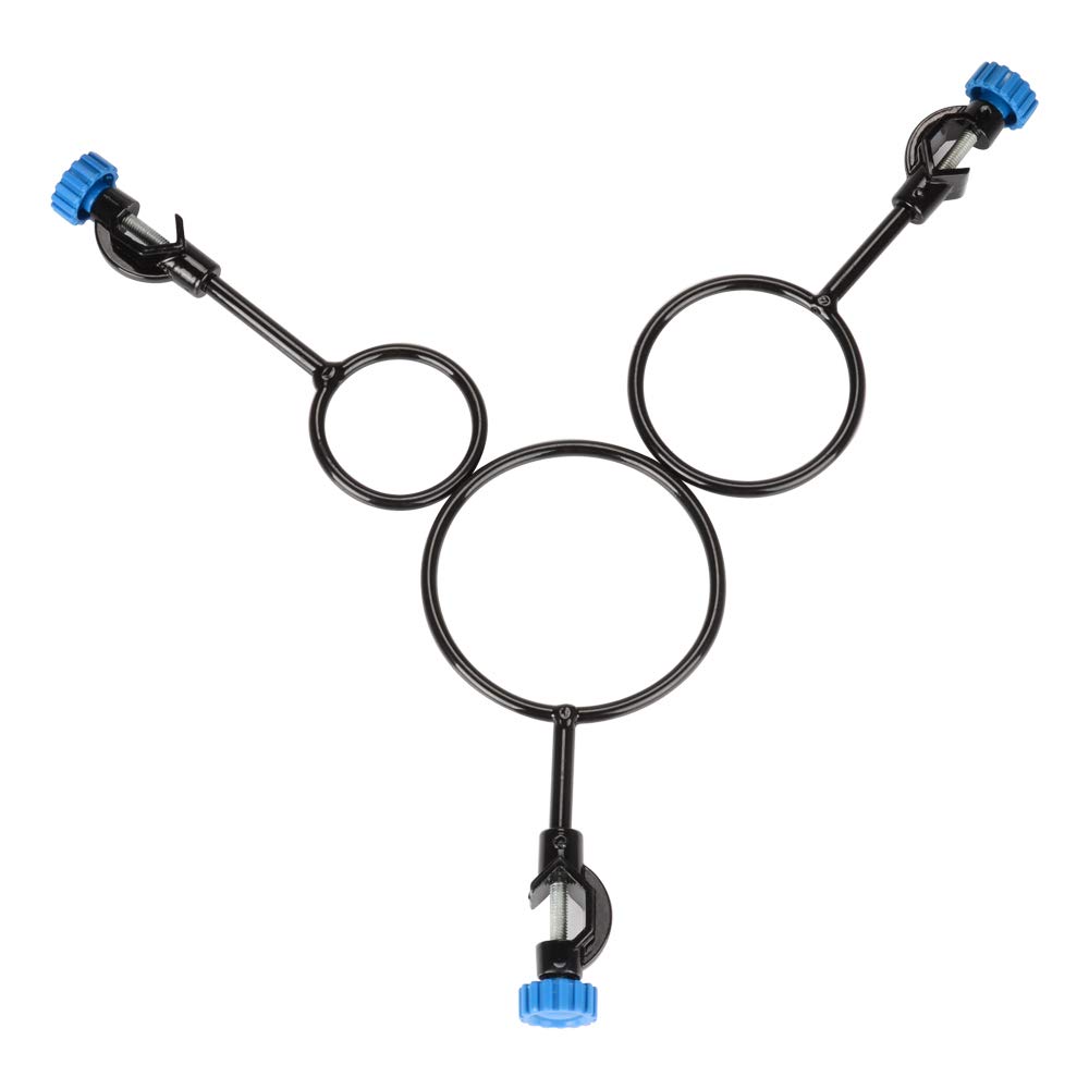 Support Retort Ring Set 3pcs Iron Lab Support Ring with Boss Head in Diameter 60mm 80mm 100mm