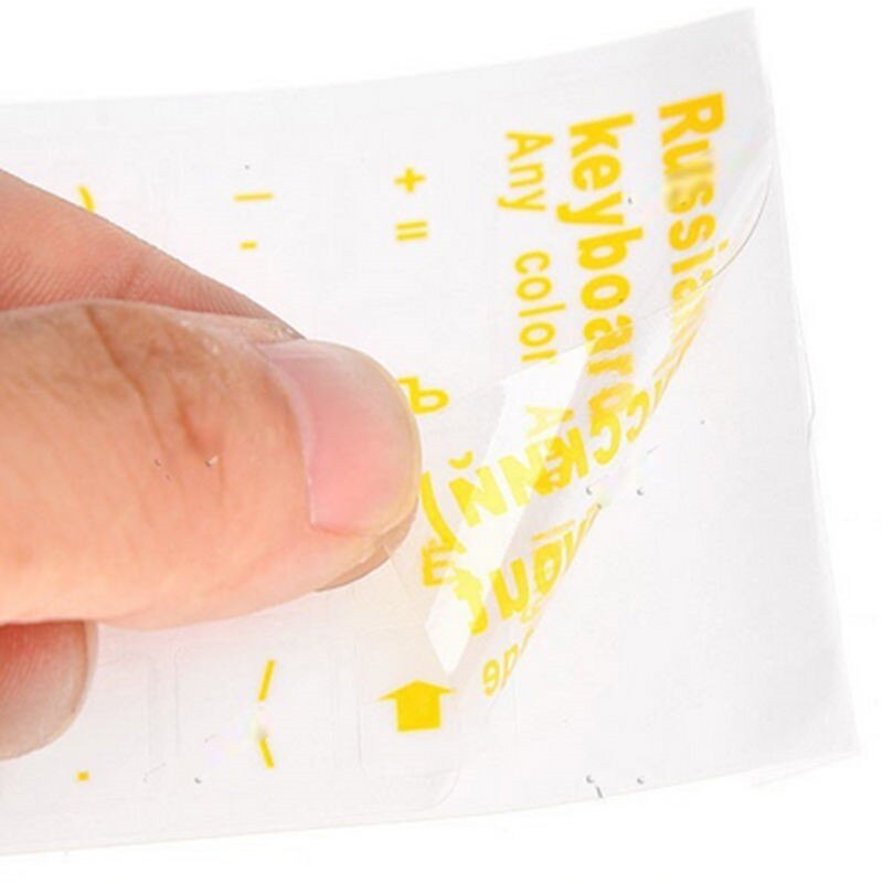 SIANCS rosyjska klawiatura klawiatura naklejki na komputer klawiatura mechaniczna zeszyt ambona laptop rosjanie przezroczysta osłona