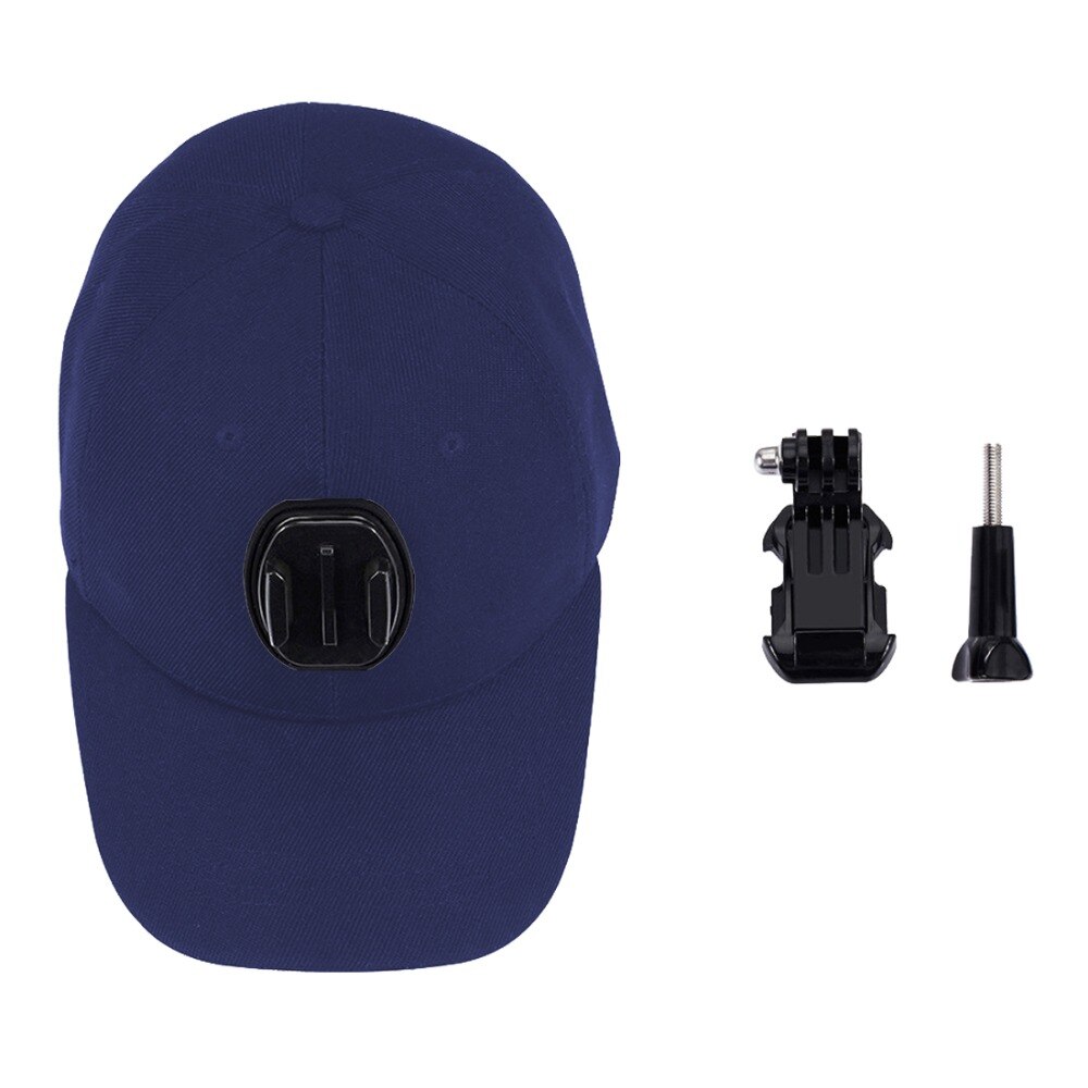 Ajustable de lona sol sombrero tapa para Gopro Hero 5 4 3 SJCAM SJ7000 SJ6000 M20 Eken H9 H9R H8 Pro Yi 4K apagado SOOCOO acción del deporte de la cámara