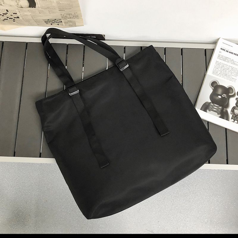 Leacat Tote Bag Nylon Waterproof Korean Hip hop street bag Shoulder Bag Large Capacity Sling Bag Crossbody Bag for women