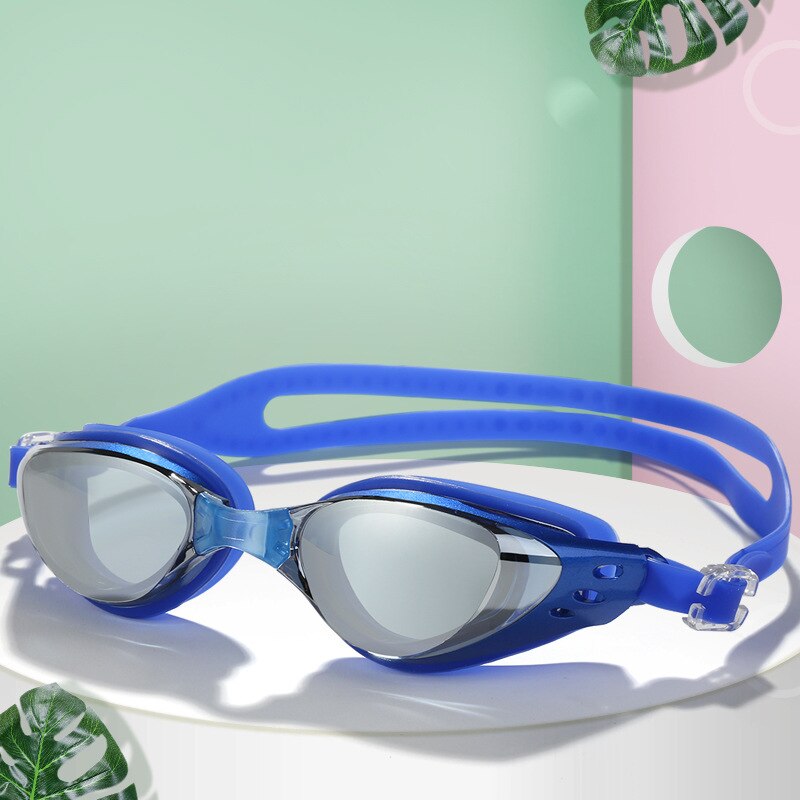 Placage myopie lunettes de natation étanche Anti-buée UV bouclier lunettes piscine Sports nautiques lunettes pour hommes femmes