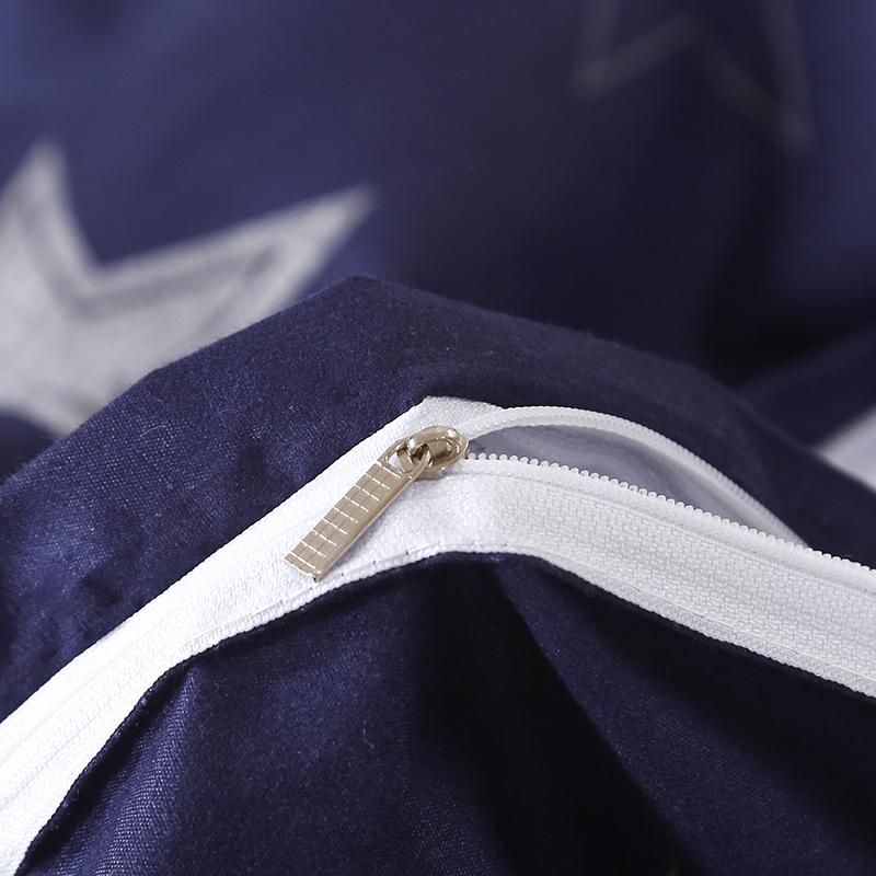 Navy Blue Bedding set,Duvet Cover 220x240 With Pillowcase,200x200 Quilt Cover,Star Pattern king size Blanket Cover