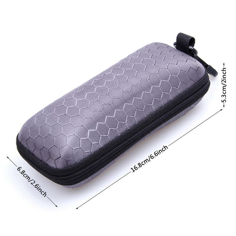1pcs Eyewear Cases Cover Sunglasses Case Glasses Box With Lanyard Zipper Eyeglass Cases For Men Women