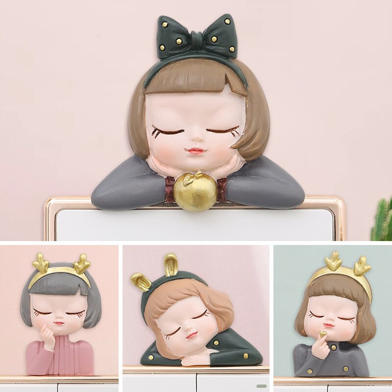 Cartoon Switch Stickers Resin Girls And Boys Switch Cover Room Decor 3D On-off Socket Sticker Wall Light Socket Stickers