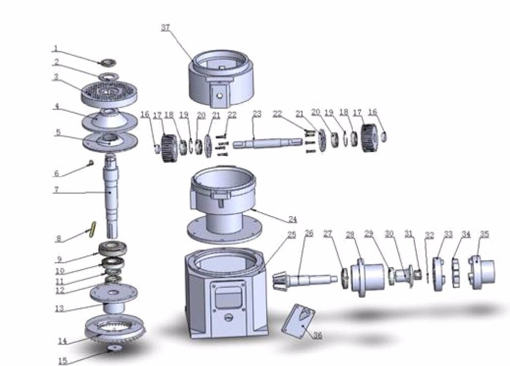 KL120 roller shaft of pellet mill