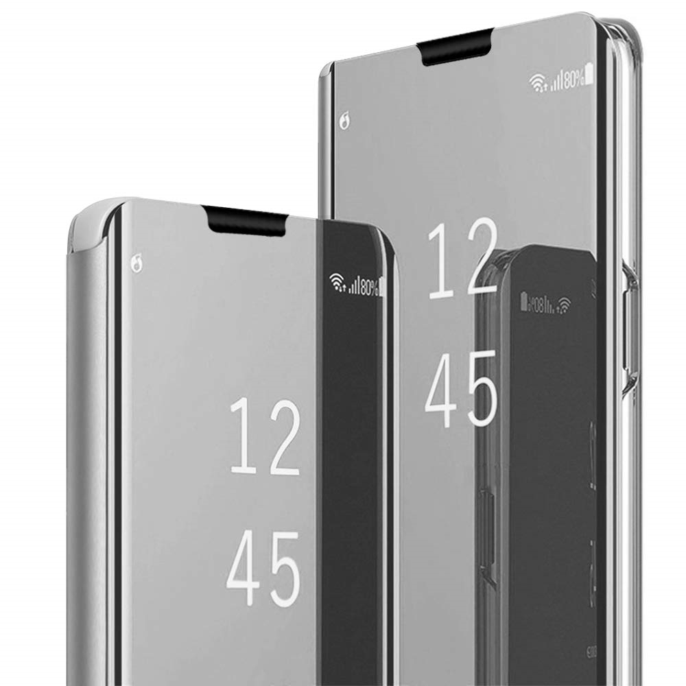 Plating Mirror Leather Flip Phone Cover For Apple Iphone 15 Pro Max Case Magnetic Book Stand Coque I Phone Iphone15 ProMax Plus: Cotton Fabric / Silver