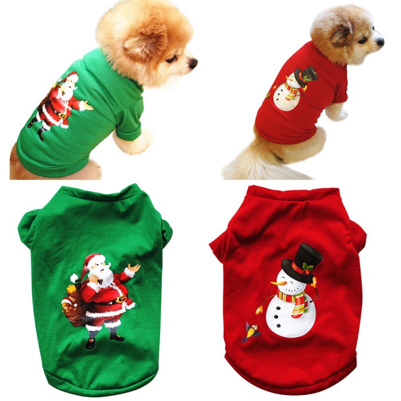Jouluiset koiranvaatteet koirille chihuahua talvi puuvillainen koiran jouluasu lemmikkien vaatteet lämmin lemmikkihuppari takki vaatteet