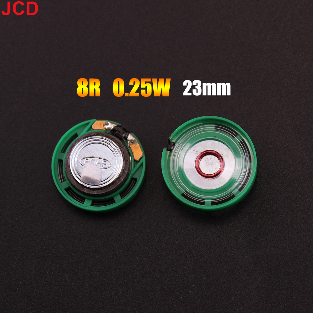 JCD 1pcs 8 /16 / 32Ohm 0.25W 0.5W Ultra-thin Doorbell horn Toy-car horn 8R 16R 32R 20 21 23 27 29 36 40 mm Diameter Speaker