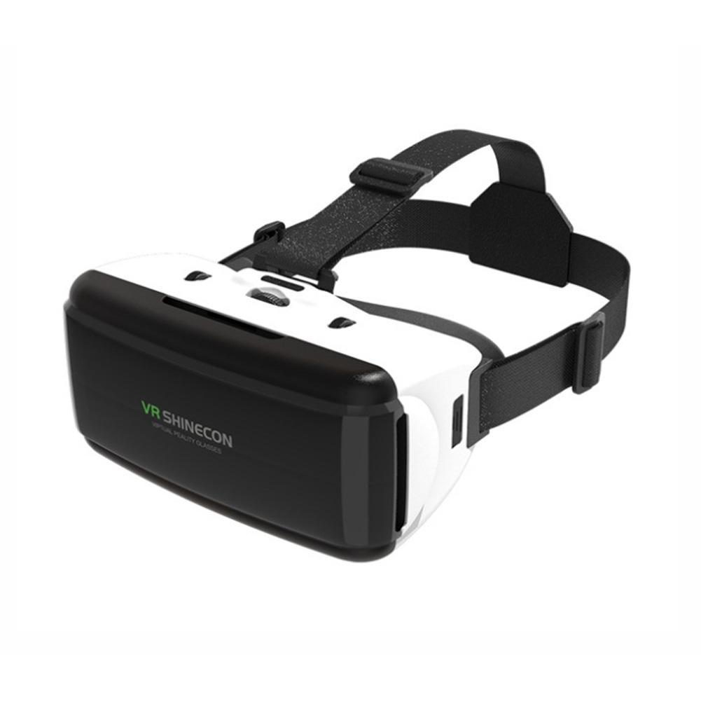 Original VR Virtual Reality 3D Glasses Box Stereo VR Smartphone Helmet For IOS Bluetooth Headset Cardboard Android Rocker K5J8: B