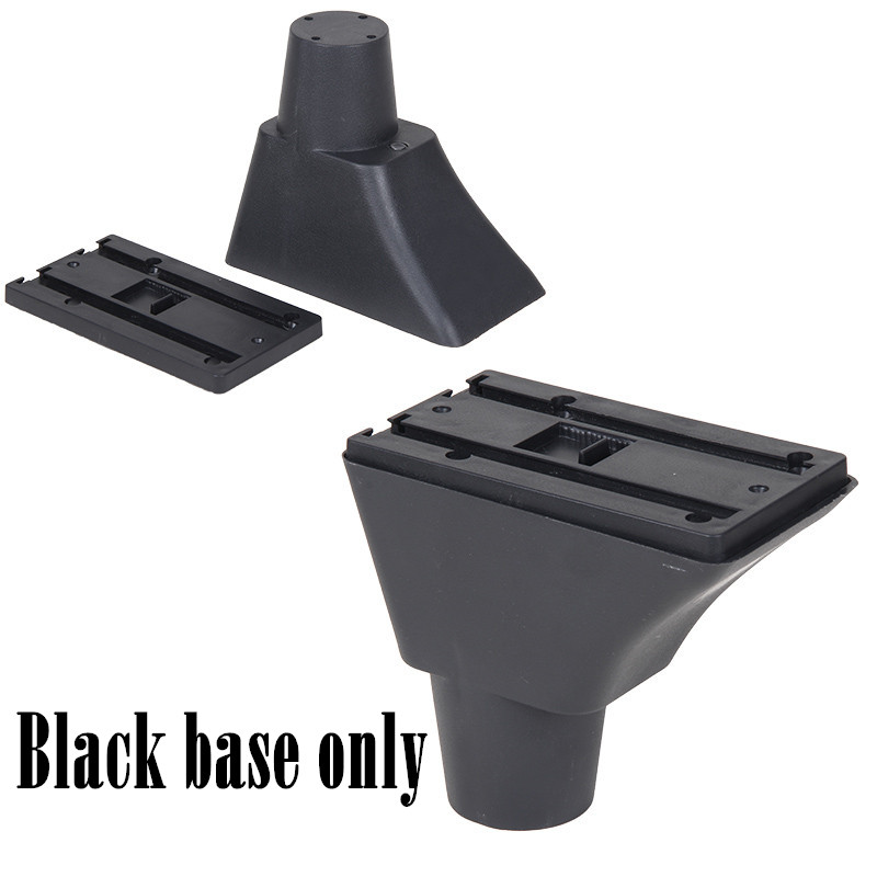 Voor Seat Ibiza Armsteun Doos Centrale Winkel Inhoud Opbergdoos Armsteun Doos Met Bekerhouder Asbak 9USB Interface: Black base only