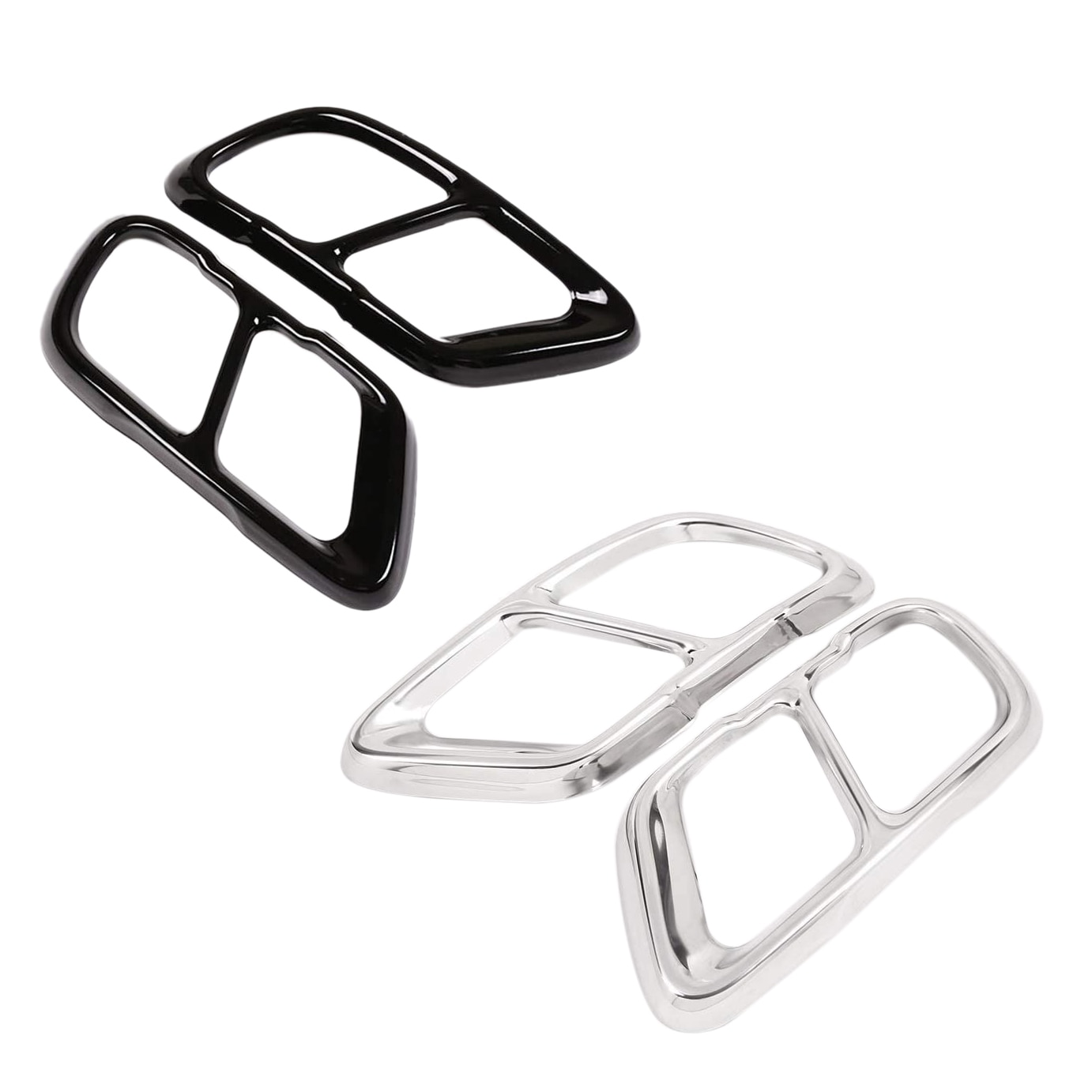 Stainless Steel Car Exhaust Muffler Pipe Cover Trim Tail Pipe Cover For-BMW X5 G05 X7 G07