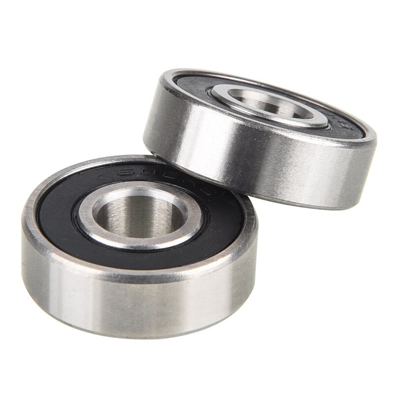 QUARKZMAN 20 stuks stijve miniatuurkogellagers MR126-2RS 6 x 12 x 4 mm, dubbel verzegeld, zwart voor elektromotoren, huishoudelijke apparaten, machines, P6 (ABEC 3