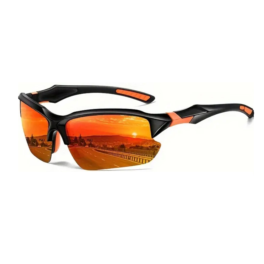 Newest Sports Polarized Sunglasses for Men Women Cycling Running Fishing UV400 Sun Glasses Lightweight Outdoor Goggles: Yellow