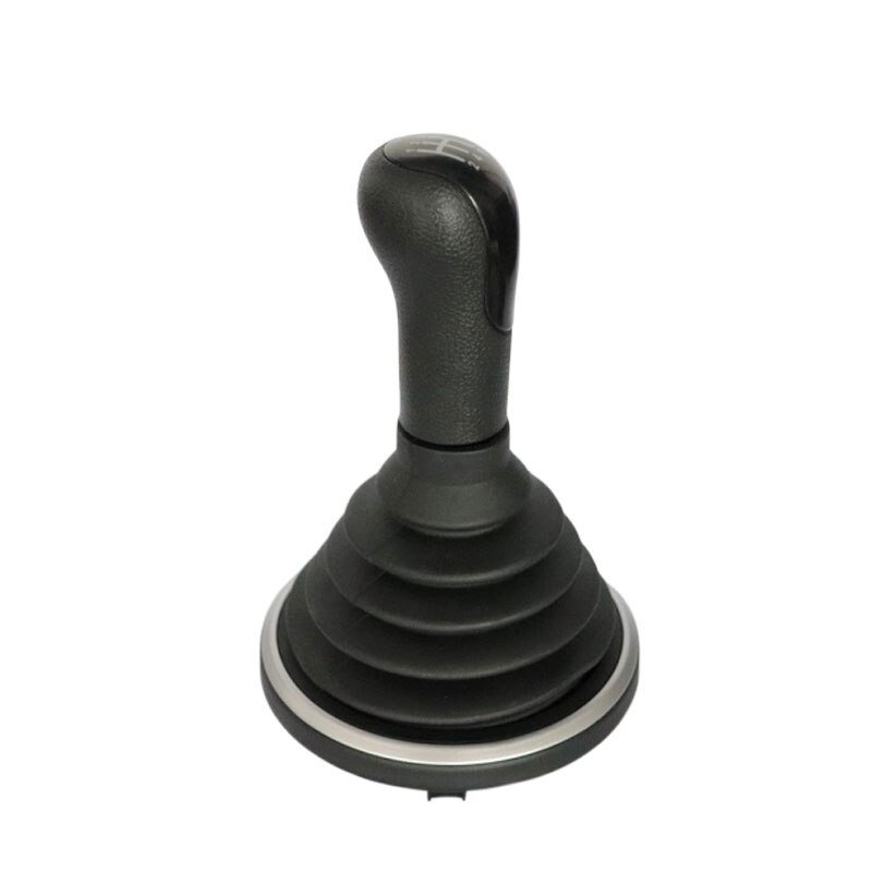 Für Ford FIESTA FUSION 2002 MT 5 6 geschwindigkeit Schwarz Auto Shift Schaltknauf Griff Mit Staub Abdeckung auto Styling: WHITE