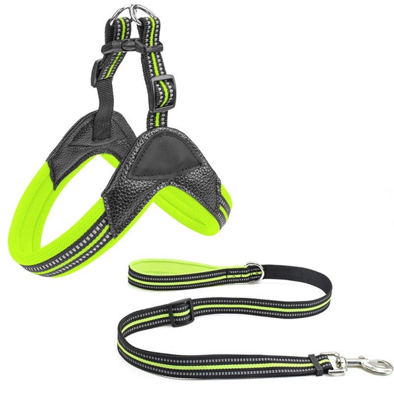 Pet Chest Strap Dog Pet Leash Reflective Explosion-Proof Flush.Dog Strap Set.: G / M
