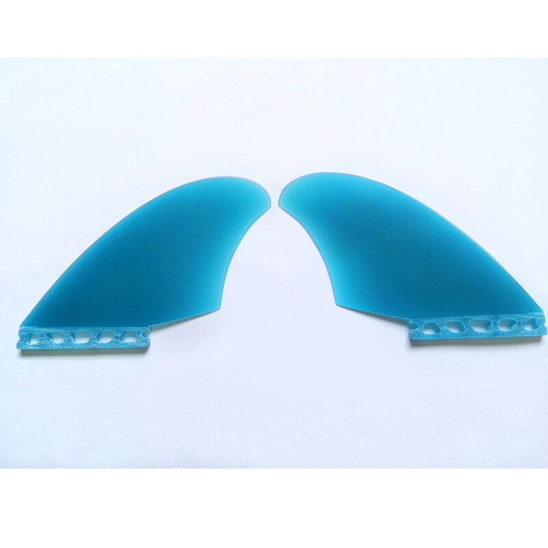 Future Twin keel fins Preformance Surfboard Transparent Blue Special surfboard fin surf Wakesurf windsurf: Default Title