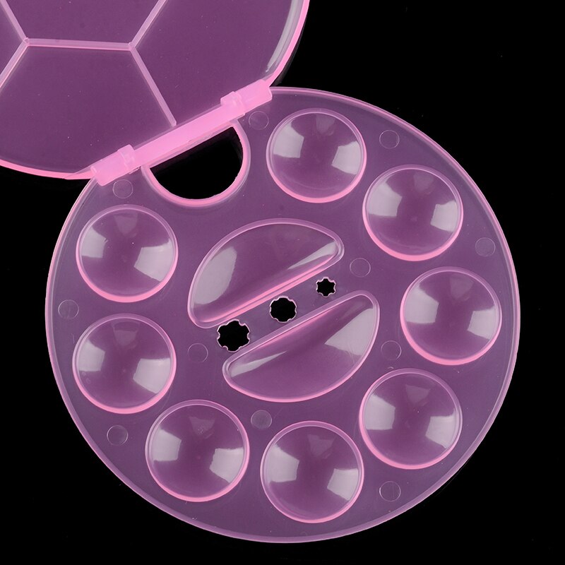 1Pc Artist Plastic Paint Mixing Palette Box for Watercolor Acrylic Oil Painting Watercolour White Painting Pallet Painting Tool