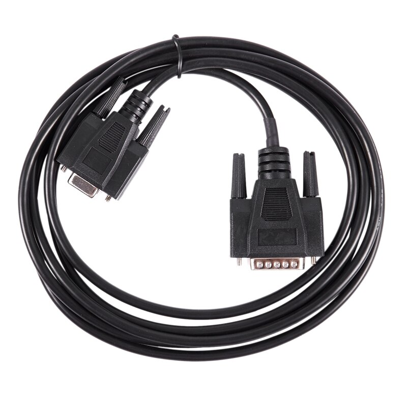 2.4M IC690ACC901 RS232/RS422 Adapter PLC Programming Cable for GE 90-30 Black: Default Title