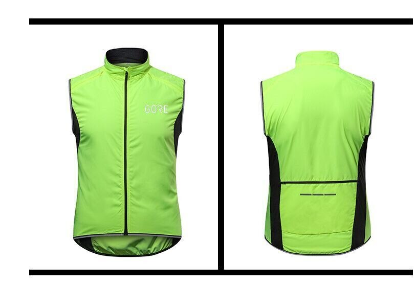 GORE Windproof Cycling Vest Men's Bike Jacket Winter MTB Riding Equipment Bicycle Clothing Top sin mangas sin mangas Cycle Coat