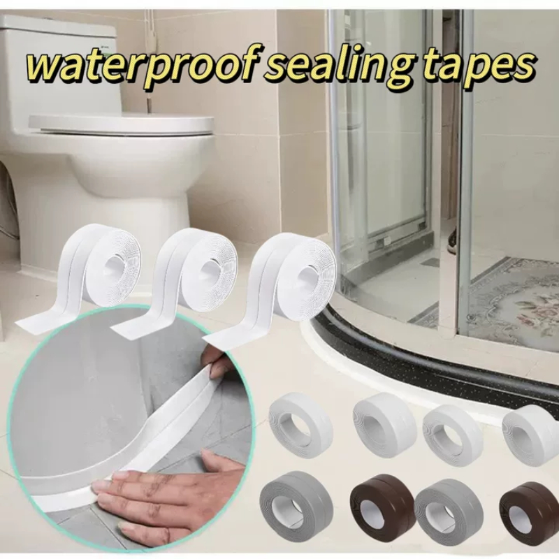 Badewannen-Eckendichtband, PVC, wasserdicht, Wandaufkleber, selbstklebend, für Toilette, Badezimmer, Küche, Zubehör, Dusche, Bad